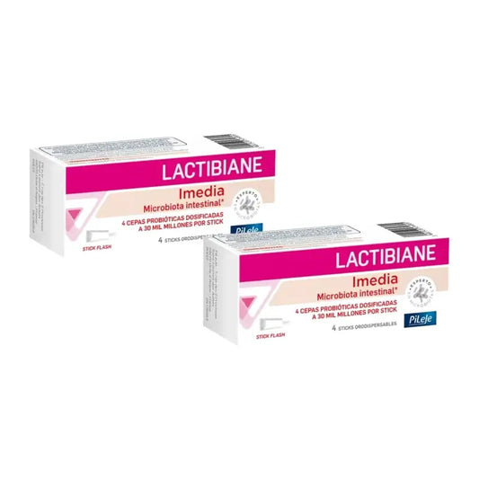 Pileje Lactibiane Imedia Packung mit 2 x 4 Sticks