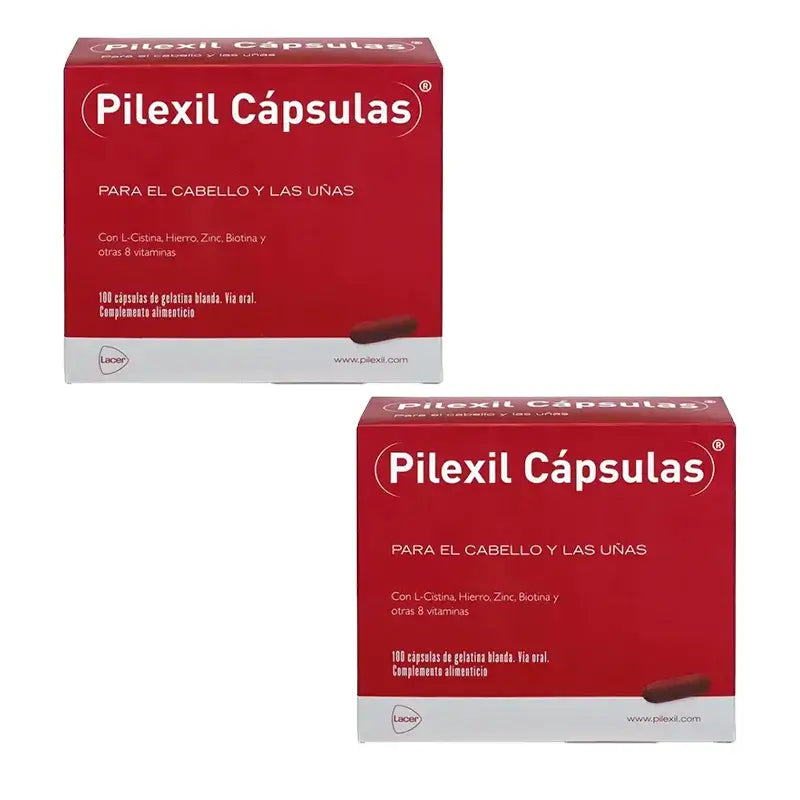 Pilexil Haarausfall Kapseln, Packung 2 x100 Kapseln
