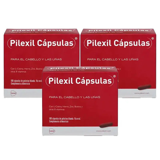 Pilexil Haarausfall Kapseln, Packung 3 x100 Kapseln
