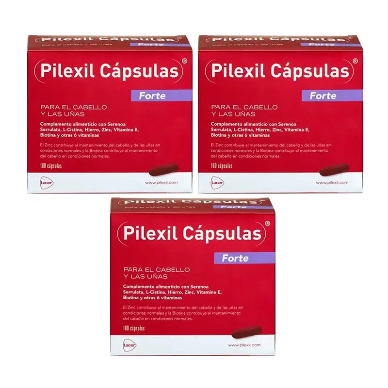 Pilexil Kapseln Forte, Packung 3 x 100 Kapseln