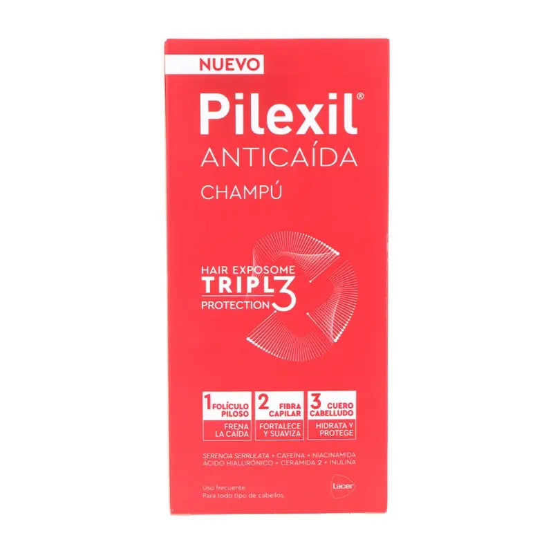 Pilexil Anti-Haarausfall Shampoo Dreifach-Schutz 450 Ml