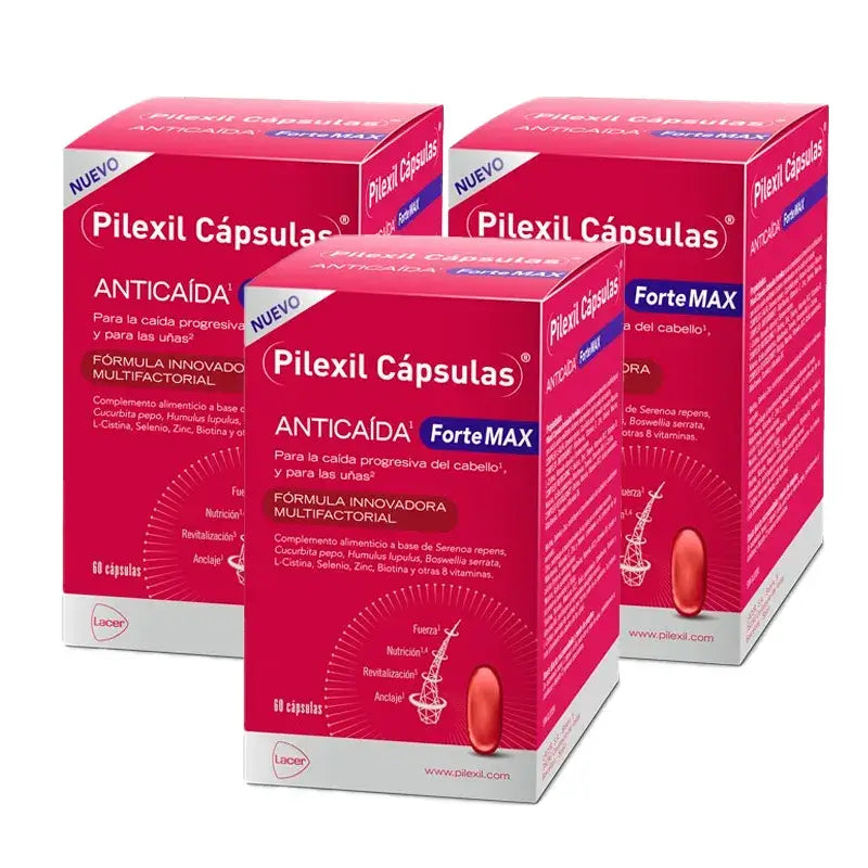 Pilexil Forte Max, Packung 3 x 60 Kapseln