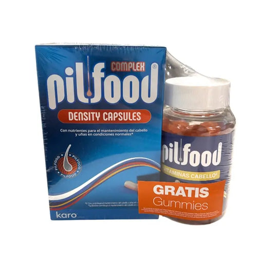 Pilfood Complex Density, 60 Kapseln + Gummibärchen Haar-Vitamine