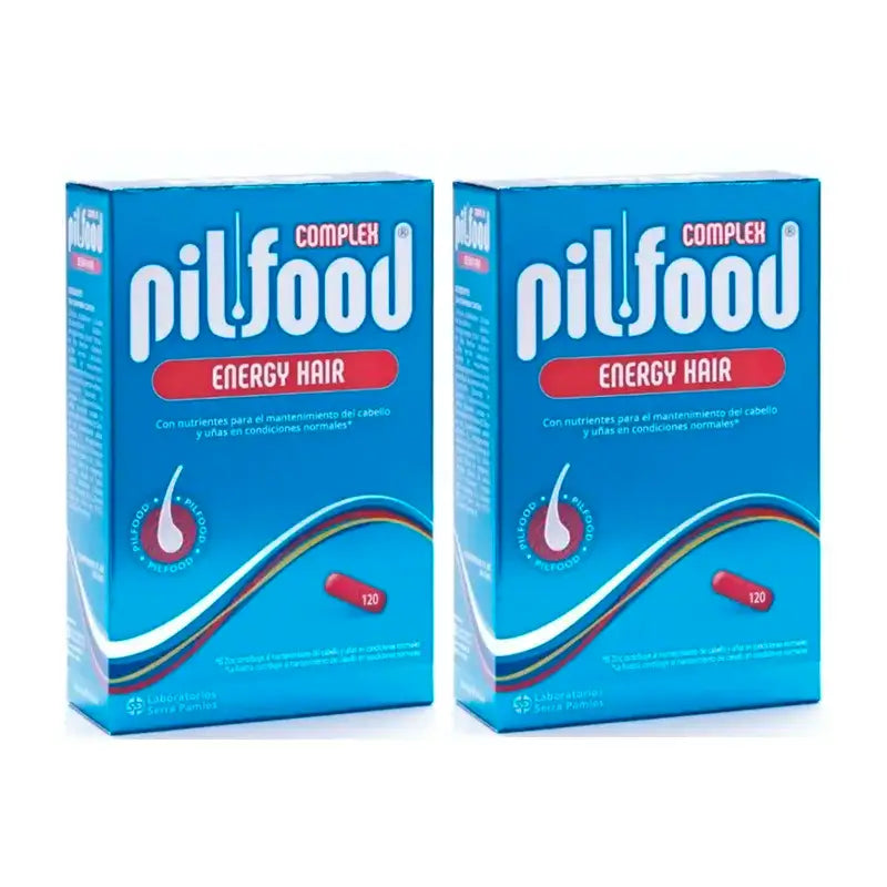 Pilfood Complex Haar- und Nagelnährstoffe, Packung mit 2 x 120 Tabletten
