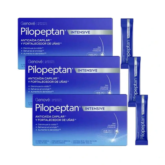 Pilopeptan Intensive Haare und Nägel, Packung mit 3 x 15 Sachets