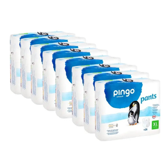 Pingo Nappy Windeltücher Größe 6 (16 Kg+), 8X26 Einheiten
