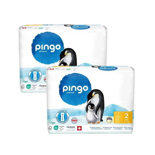 Pingo Ökologische Windeln Größe 2 (3-6 Kg), 2X42 Einheiten