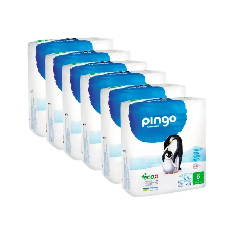 Pingo Ökologische Windeln Größe 6 Xl (15-30 Kg), 6X32Einheiten