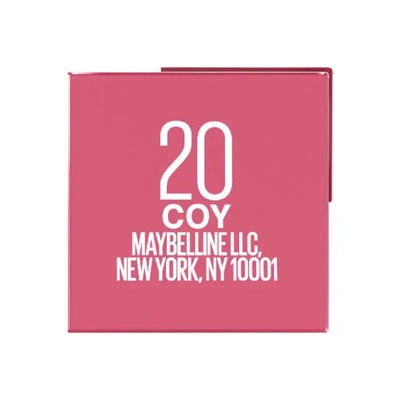 Maybelline New York Superstay Vinyl Ink Lippenstift, Farbton 20 Coy