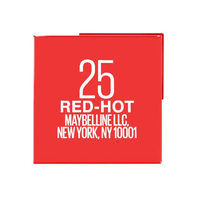 Maybelline New York Superstay Vinyl In Lippenstift Farbton 25 Red-Hot
