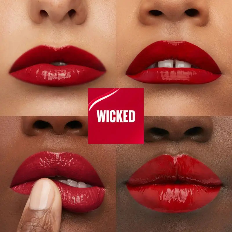 Maybelline New York Superstay Vinyl Ink Lippenstift, Farbton 50 Wicked