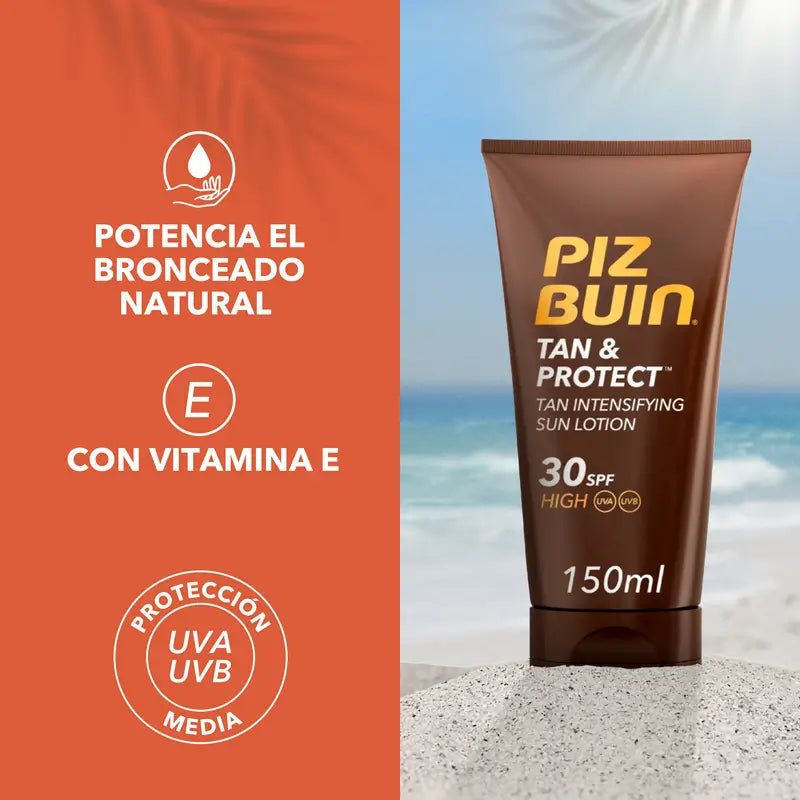 Piz Buin Tan & Protect Intensivierende Sonnencreme SPF30, 150ml