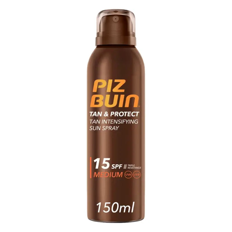 Piz Buin Tan & Protect Tan Intensivierendes Sonnenspray Öl SPF15, 150 ml