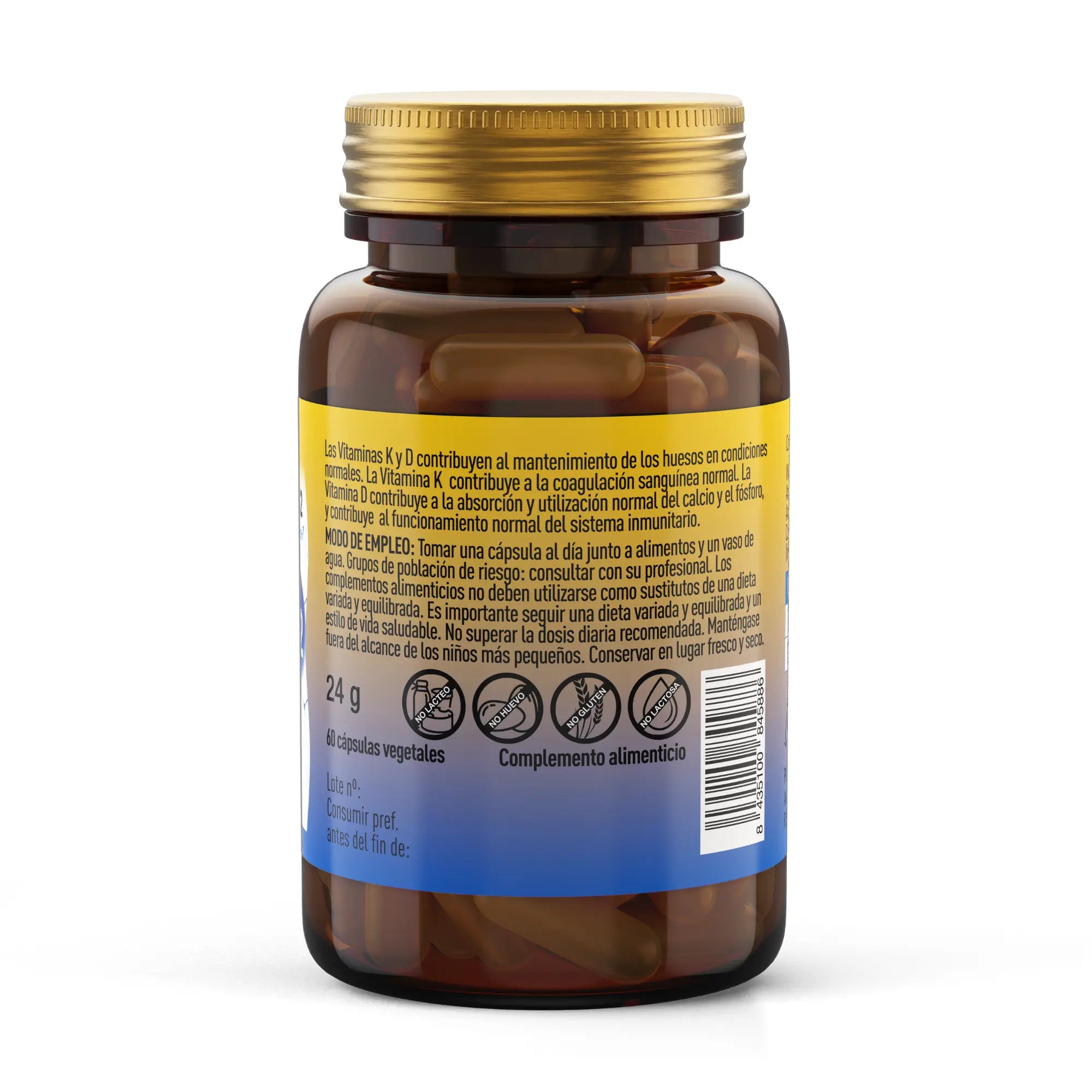 Plameca Vitamin D3 + K2, 60 Kapseln