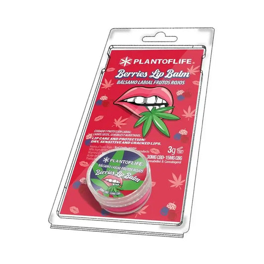 Plant Of Life Lipbalm Rote Früchte 1% CBD - 0,5% Cbg , 3 g