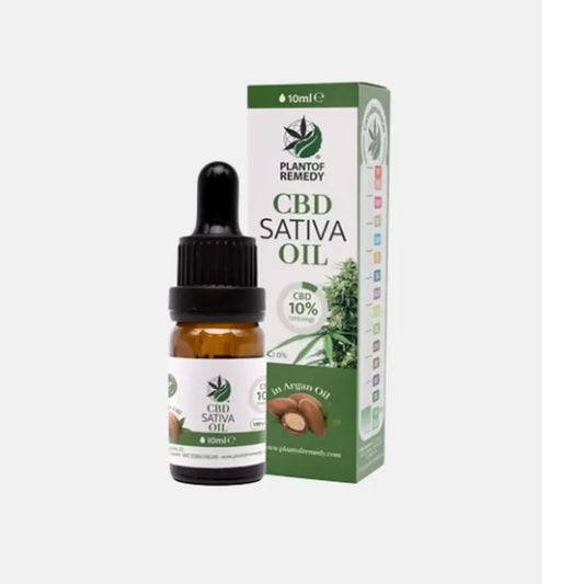 Pflanze von Heilmittel Arganöl 10% CBD , 10 ml