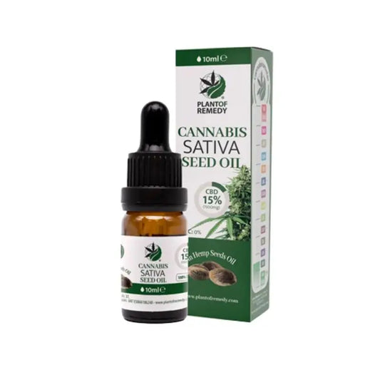 Pflanze von Heilmittel Cannabis Sativa Öl 15% CBD , 10 ml