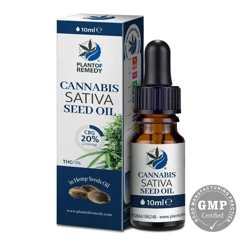 Pflanze von Heilmittel Cannabis Sativa Öl 20% Cbg, 10 ml