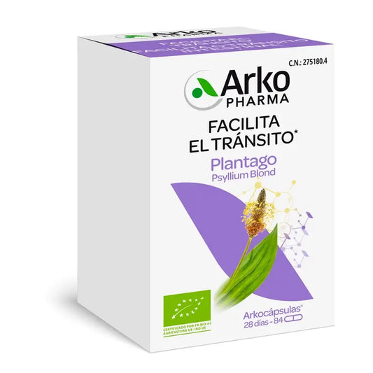 Arkopharma Arkocápsulas Plantago Bio, 84 Kapseln