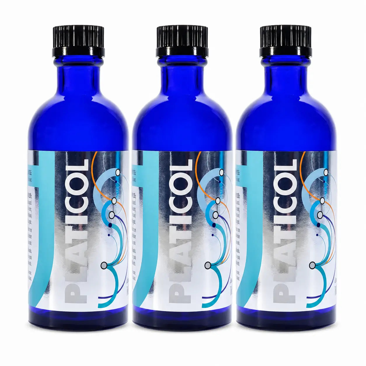Plantis Platicol Kolloidales Silber 20 ppm, 100 ml, 3er-Pack