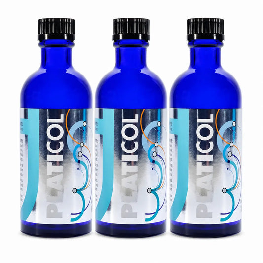 Plantis Platicol Kolloidales Silber 20 ppm, 100 ml, 3er-Pack