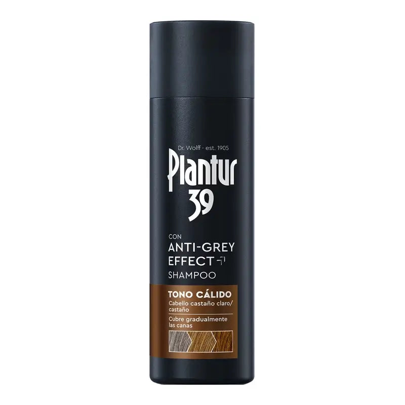 Plantur Shampoo 39 Anti-Grau-Effekt Warmer Farbton, 200 ml