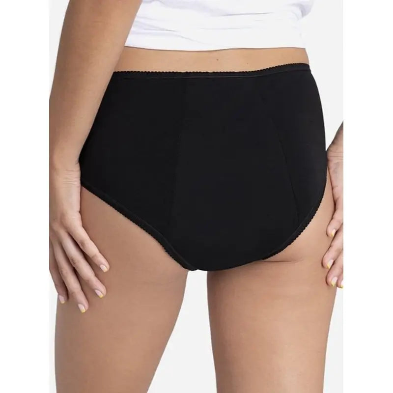 Platanomelon Kiwitas Classic Plumeti Menstruationshöschen Schwarz / Xxl