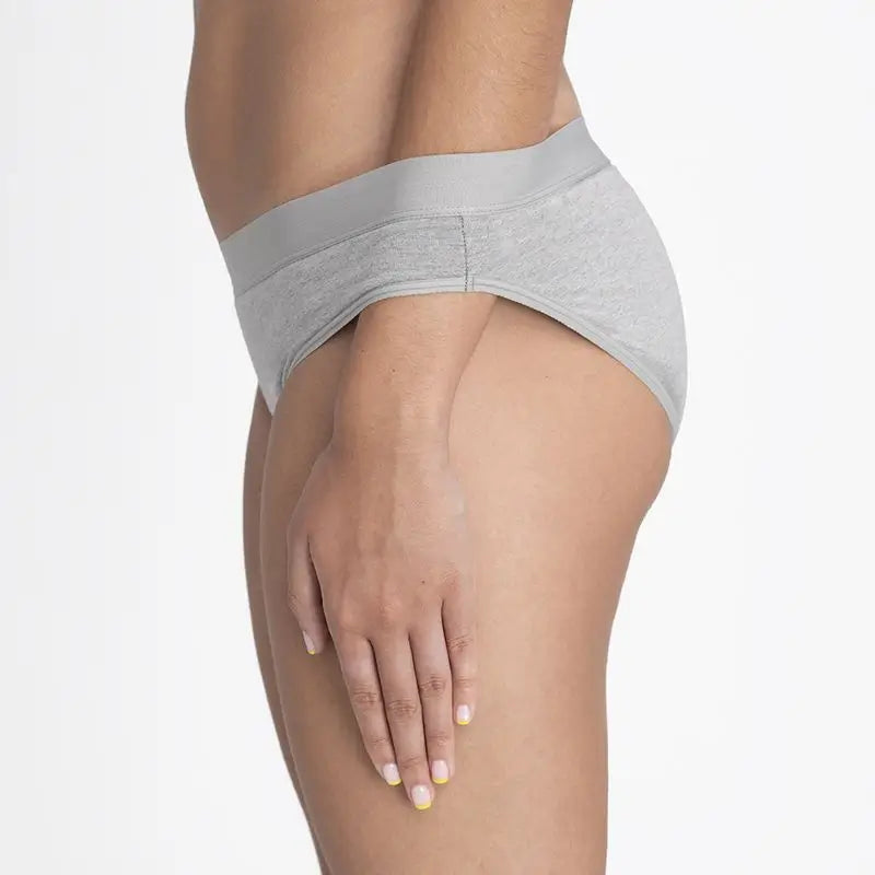 Platanomelon Kiwitas Classic Sporty Menstruationshöschen Grau / S
