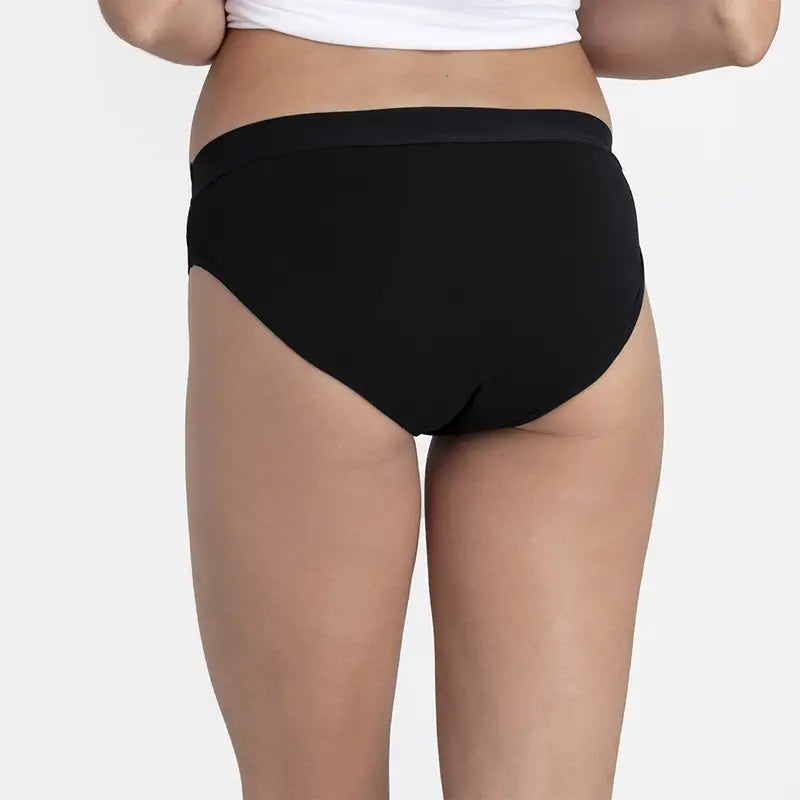 Platanomelon Kiwitas Classic Sporty Menstruationshöschen Schwarz T / S