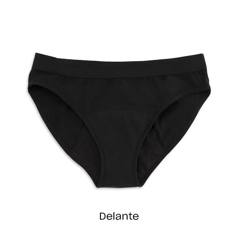 Platanomelon Kiwitas Classic Sporty Menstruationshöschen Schwarz / S