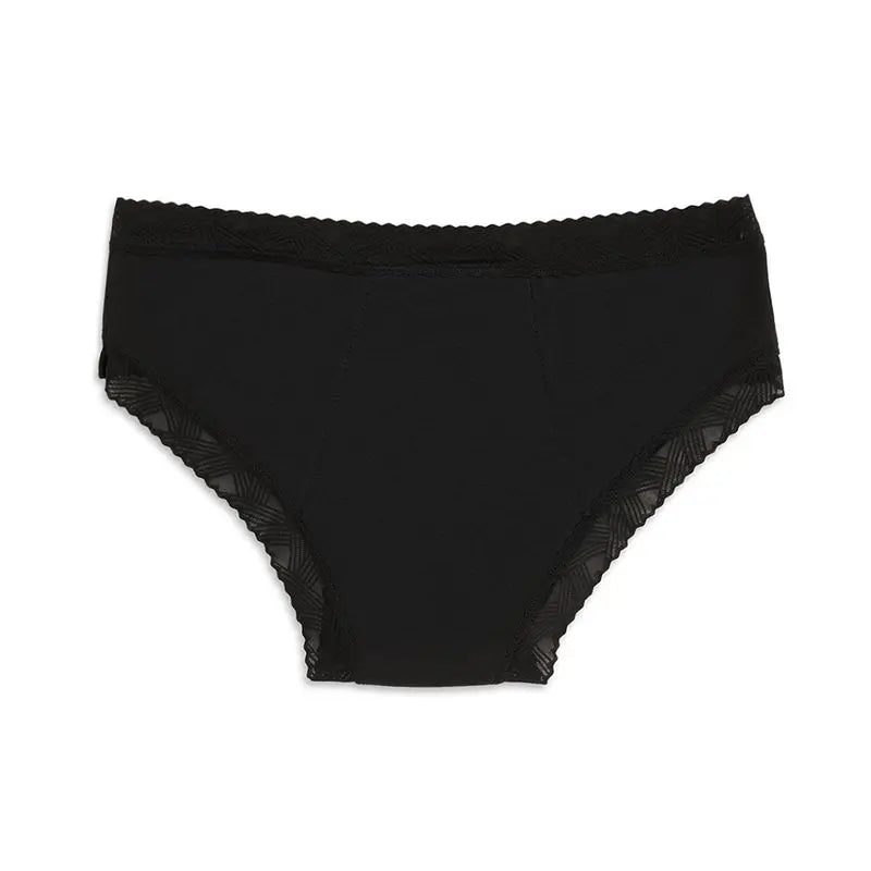 Platanomelon Kiwitas Double Blonda Menstruationshöschen Schwarz / Xxl