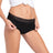 Platanomelon Kiwitas Spitze Menstruationshöschen Schwarz / S