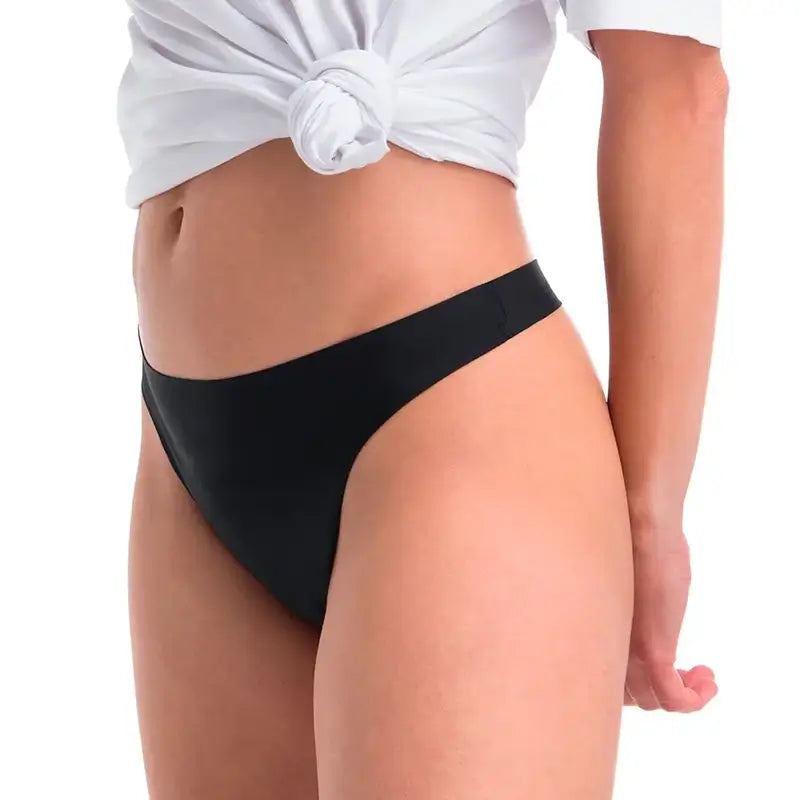 Platanomelon Kiwitas Tanga Comfy Schwarz / Xl