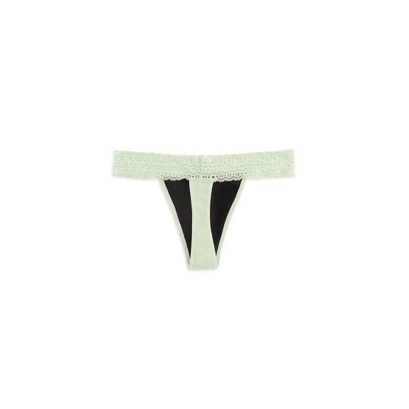 Platanomelon Kiwitas Tanga Spitze Menstruationshöschen Mint / M