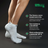 Podoks Running Knöchel Socken H2 Weiß