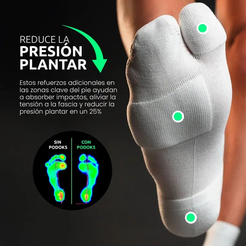 Podoks High Running Socken H5 Weiß