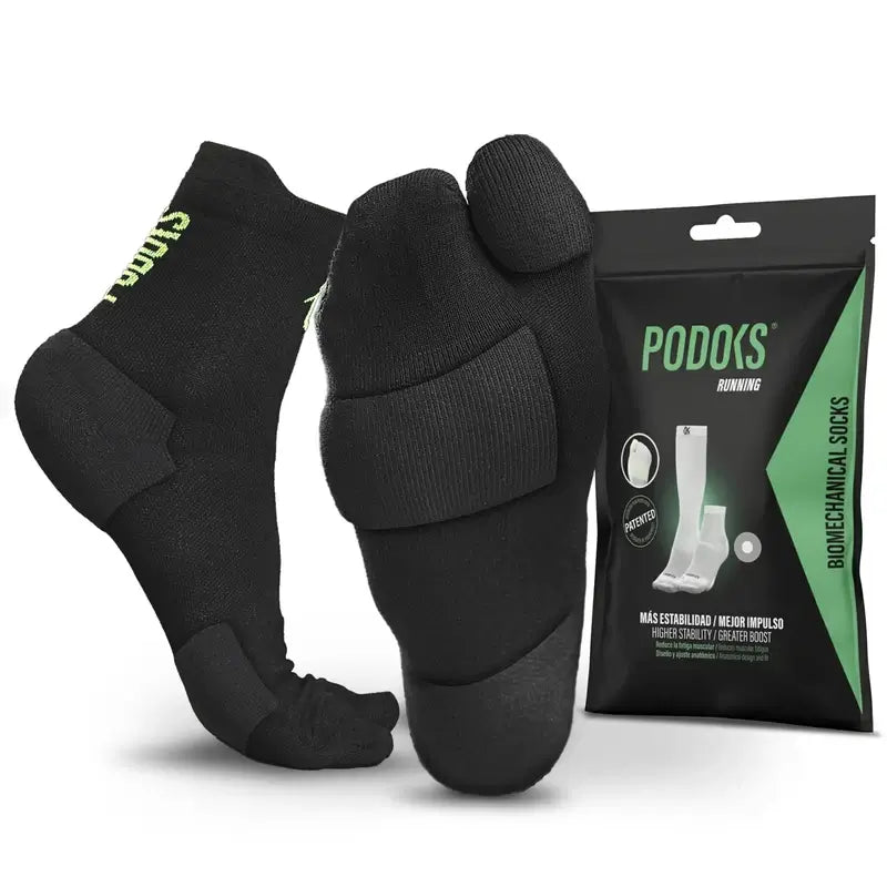 Podoks Running Socken H3 Medium Schwarz