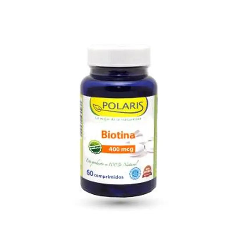 Polaris Biotin 400Mcg. 60Caps.