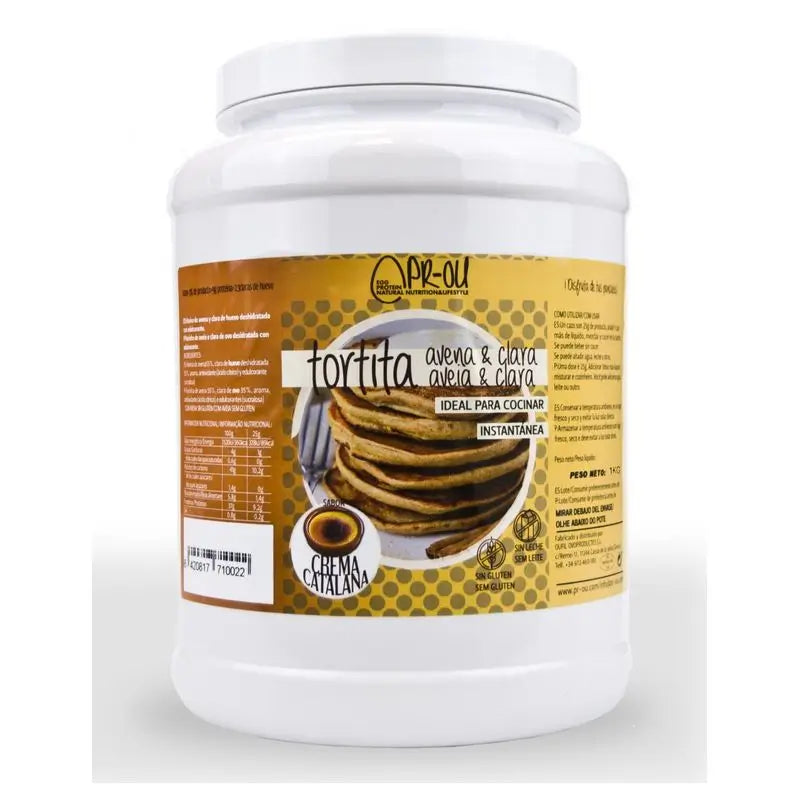 Pr-Ou Klar+Haferflocken-Sahne-Geschmack Pfannkuchen 1Kg. Sg