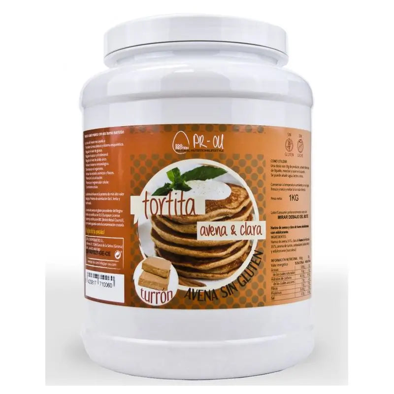 Pr-Ou Clear+Haferflocken-Nougat-Geschmack Pfannkuchen 1Kg. Sg