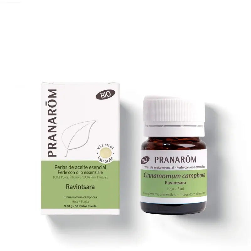 Pranarôm Ätherisches Öl Ravintsara Bio 60 Perlen 100 Mg