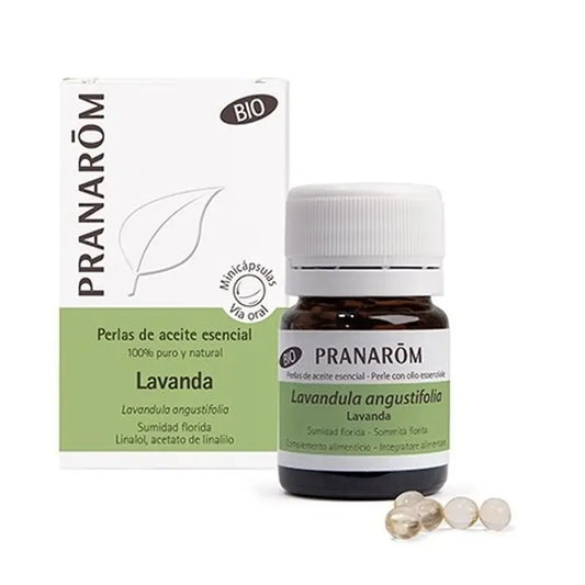 Pranarom Lavendel Ätherisches Öl Perlen, 60 Minikapseln