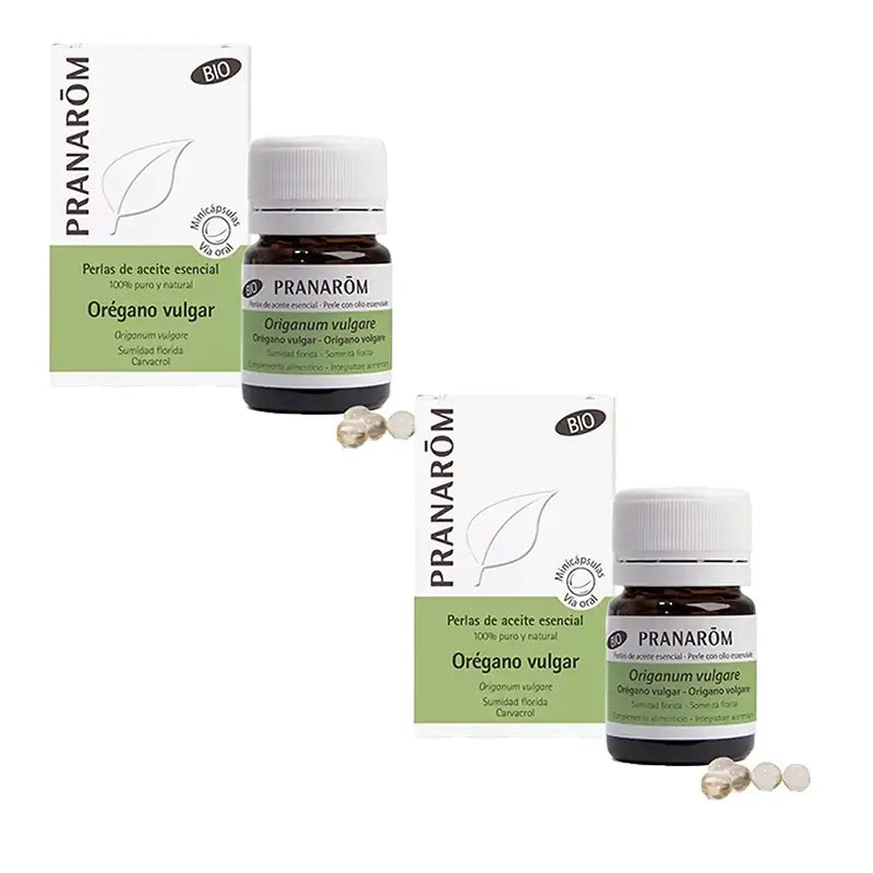 Pranarôm Aeqt - Oregano Vulgar Bio ätherisches Öl Perlen 100Mg , 2X60 Einheiten