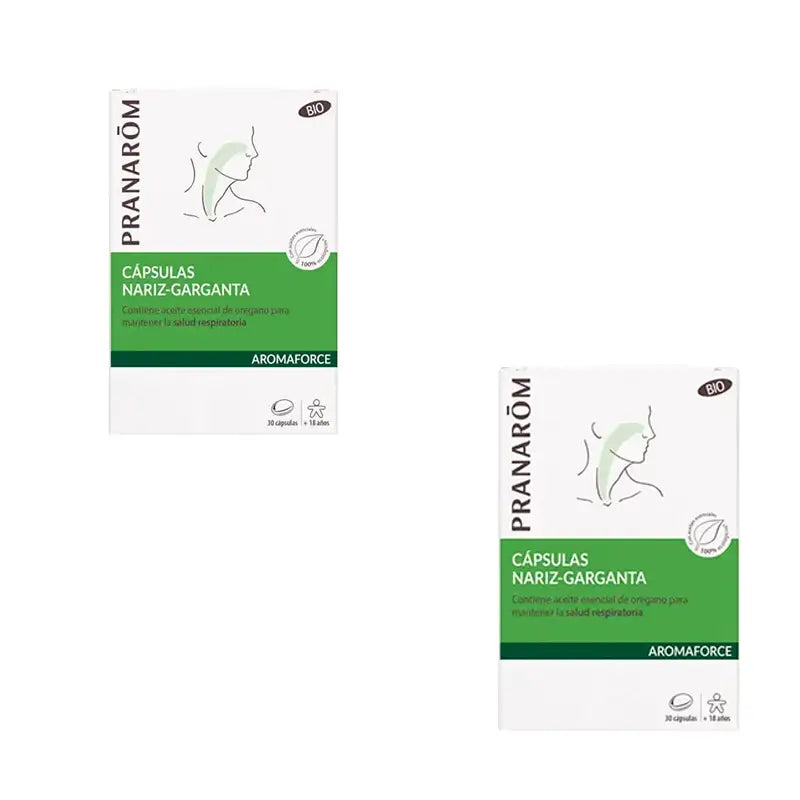Pranarôm Aromaforce Nase-Rachen, 2X30 Kapseln