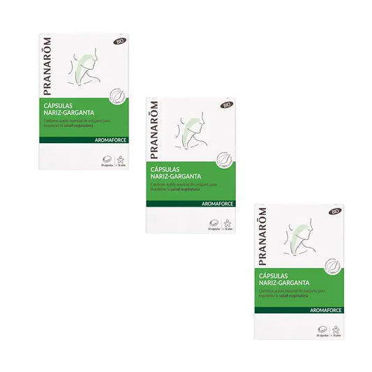 Pranarôm Aromaforce Nase-Rachen, 3X30 Kapseln