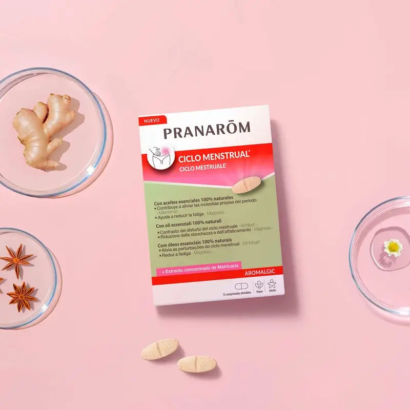 Pranarôm Aromalgic Aromalgic Schmerzhafte Regeln Tabletten, 15 Stück
