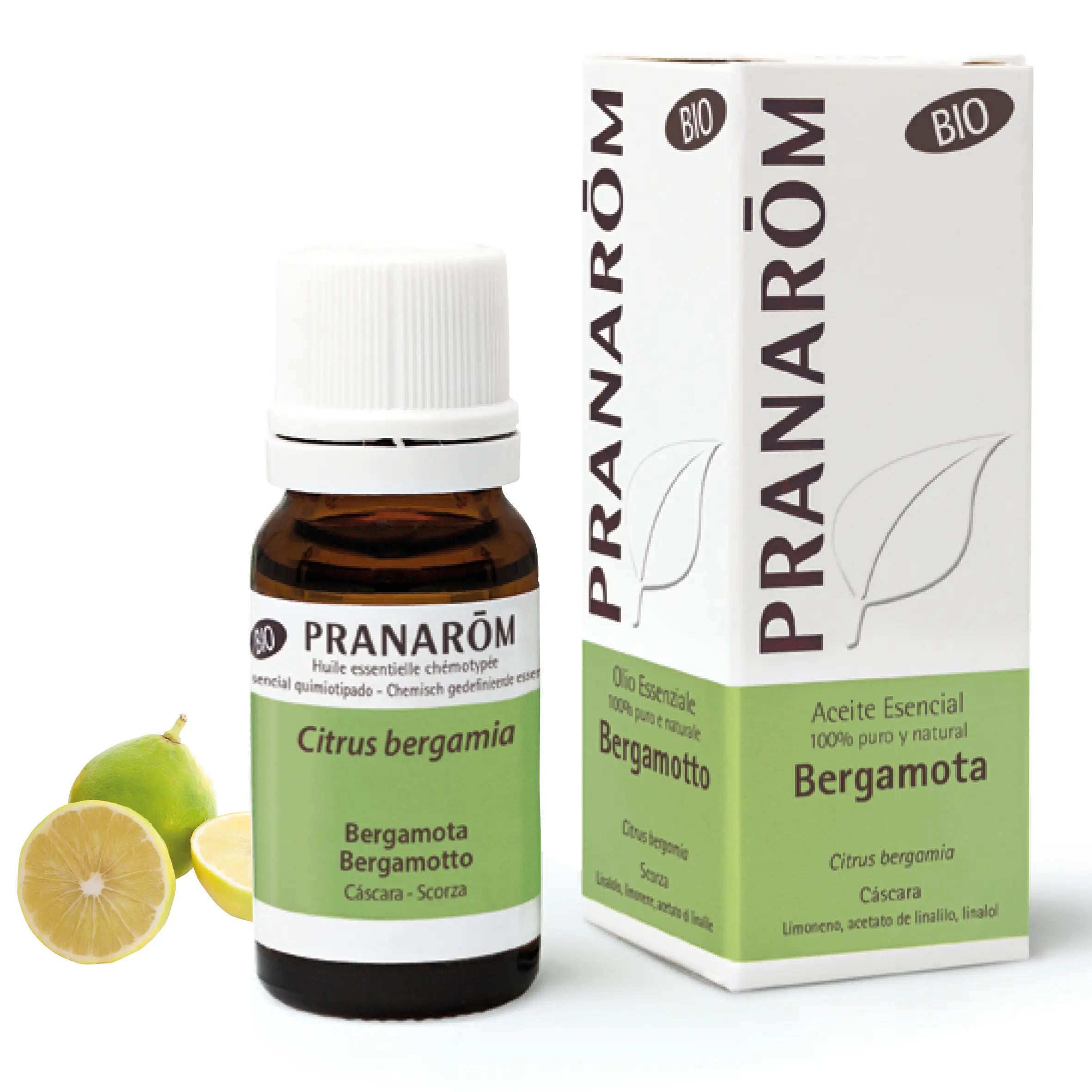 Pranarom Bergamot Essential Oil Bio, 10ml
