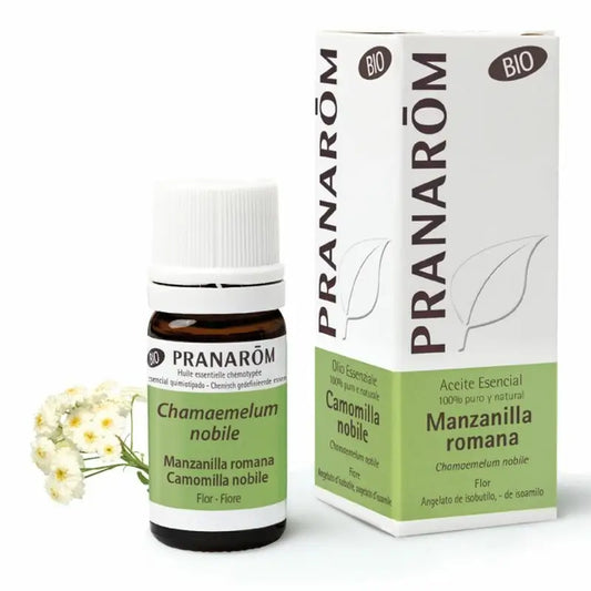 Pranarom Essential Oil Chemotyped Chamomile Noble Bio Relaxation and Skin Care 100% Pure & Natural , 10 ml