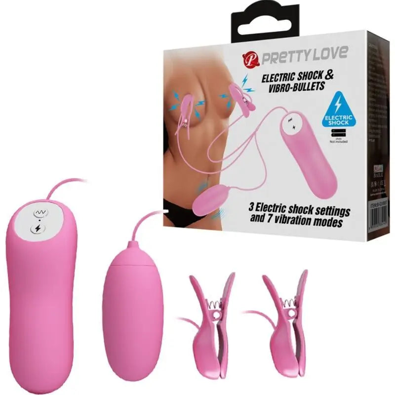 Pretty Love Vibrating Tweezers with Eletroshock Pink
