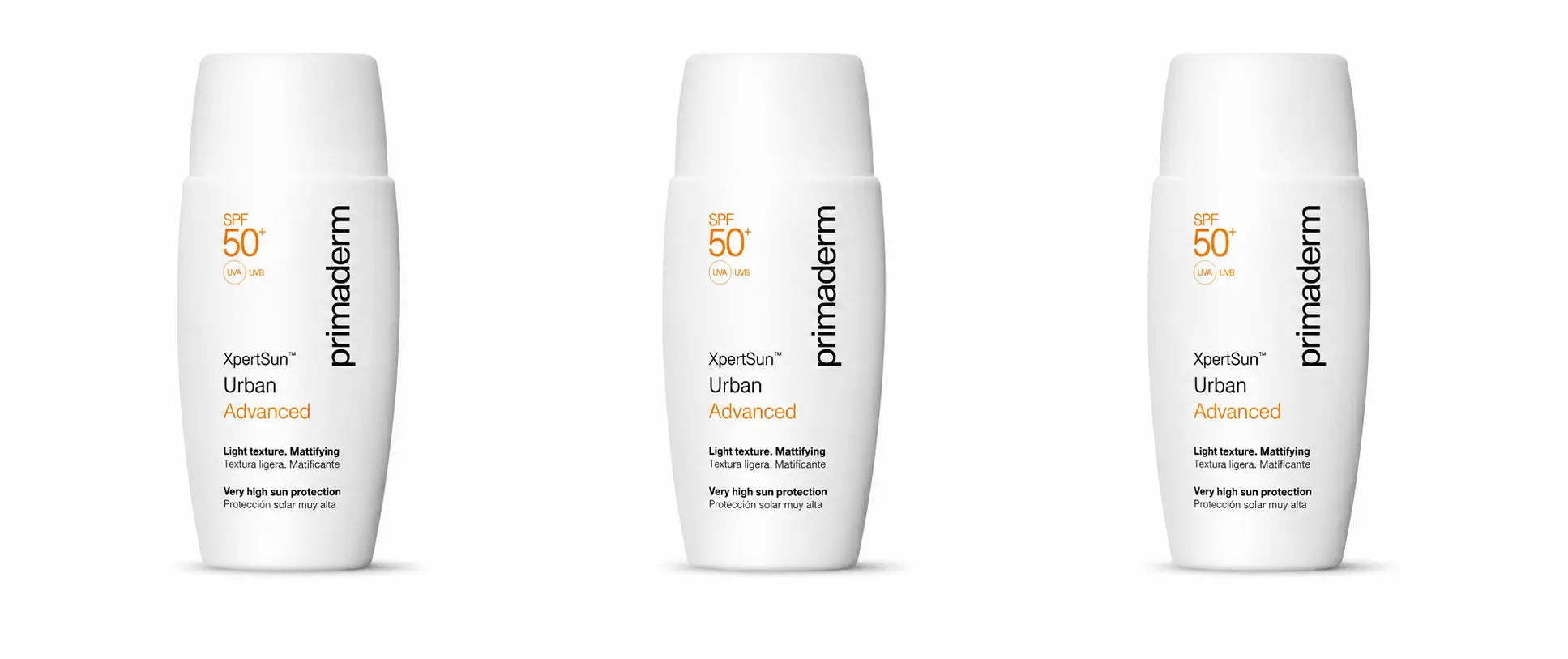 Primaderm Leichte Textur Xpertsun Urban Erweiterte Mattierung 50ml x 3